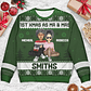 1st Xmas As Mr & Mrs Cartoon Couple - Personalized Unisex Ugly Sweater - Miniatura 3