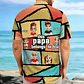 3D Cartoon Kid This Papa Grandpa Dad Belong To - Personalized Hawaiian Shirt - Miniatura 1