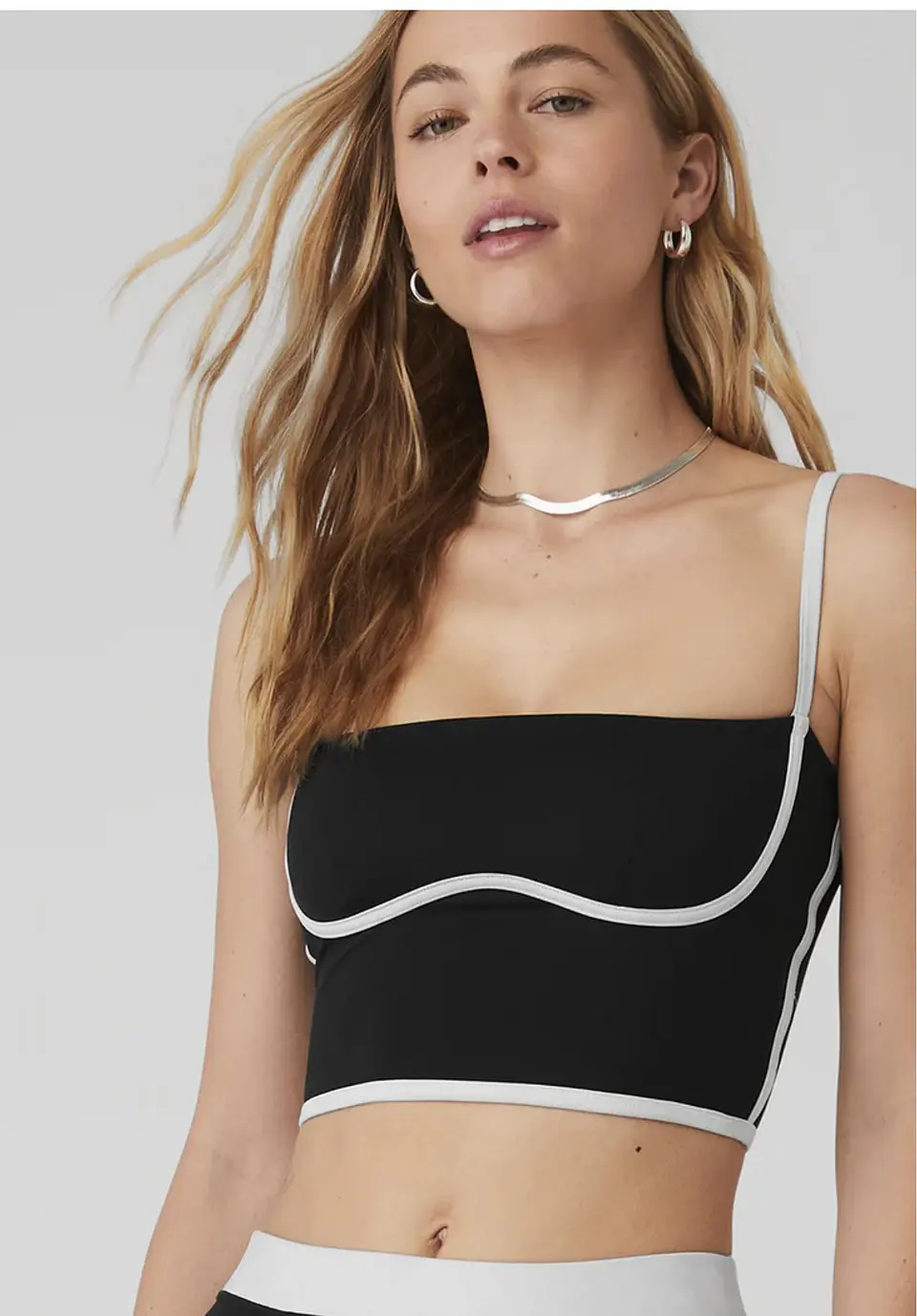 Top Negro Airbrush Streamlined Bra 1