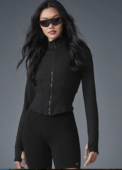 Airbrush Corset Full Zip Jacket