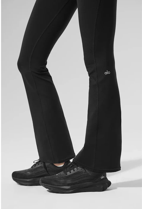 Legging Airbrush de cintura alta y corte bootcut con largo 7/8