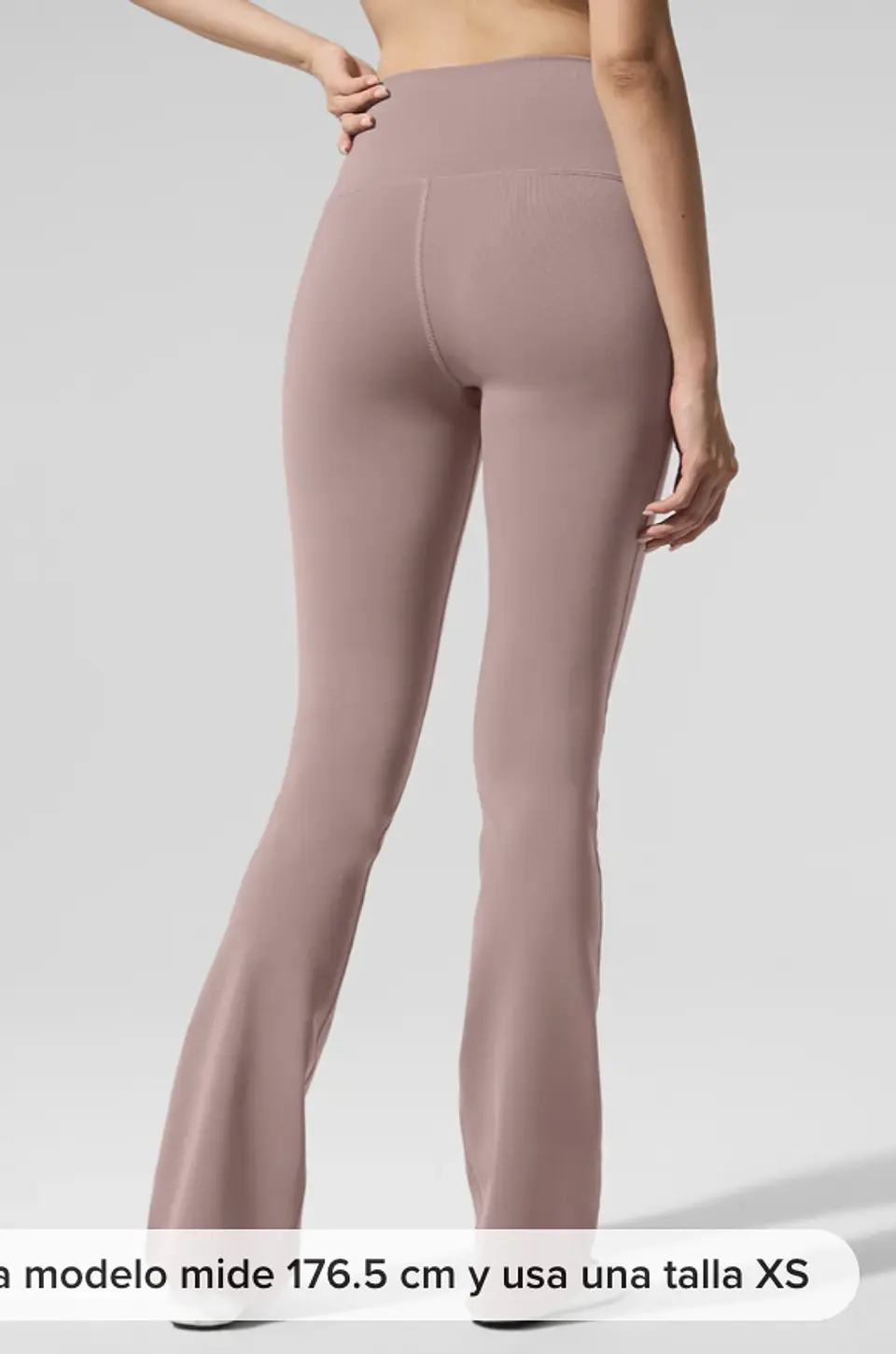 Legging Airbrush de cintura alta y corte bootcut con largo 7/8 2