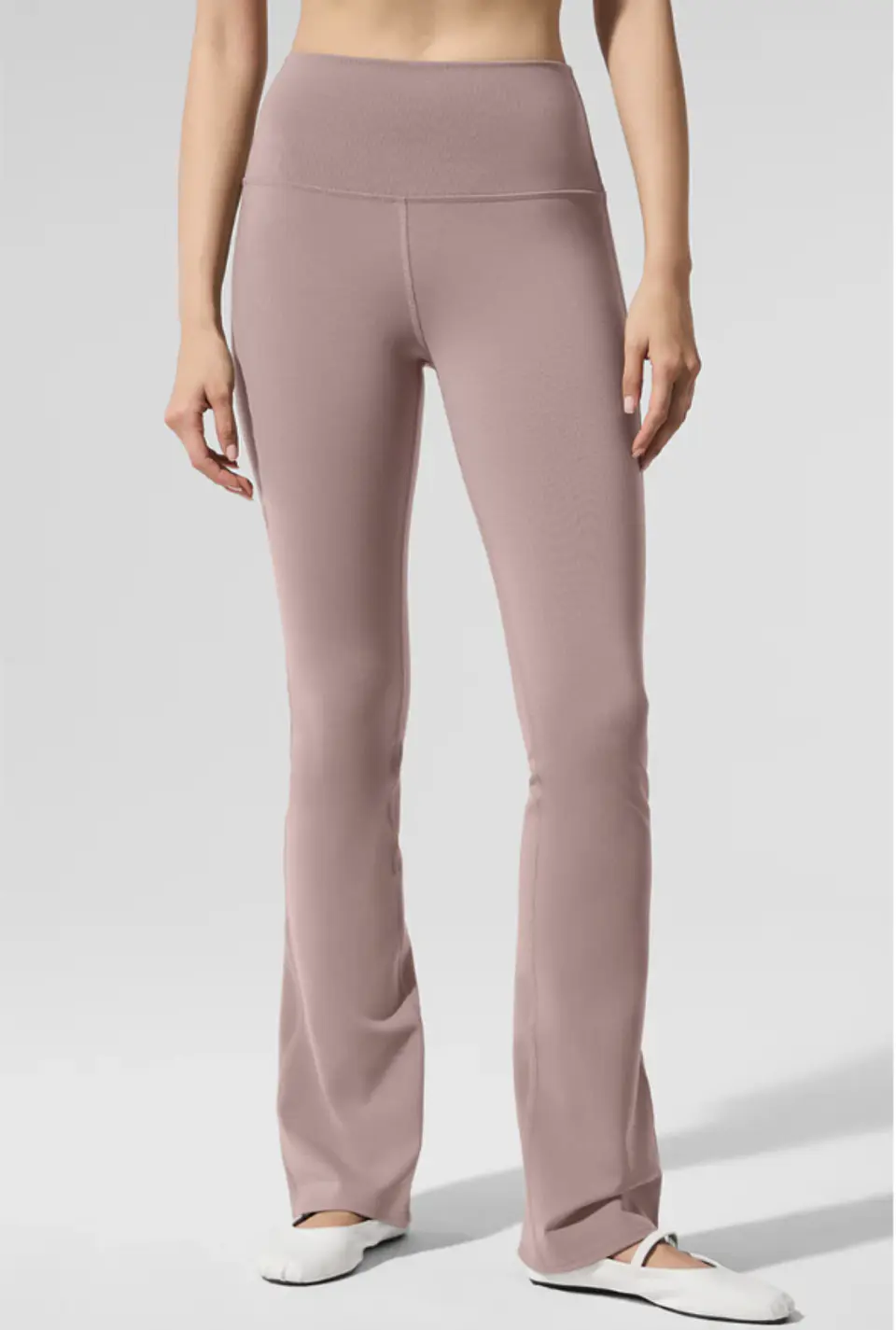 Legging Airbrush de cintura alta y corte bootcut con largo 7/8 4
