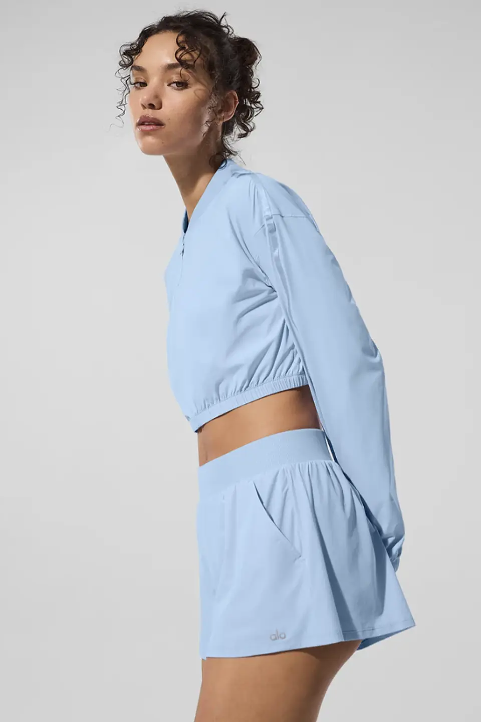 Cortaviento Cropped Breezy Full-Zip 1