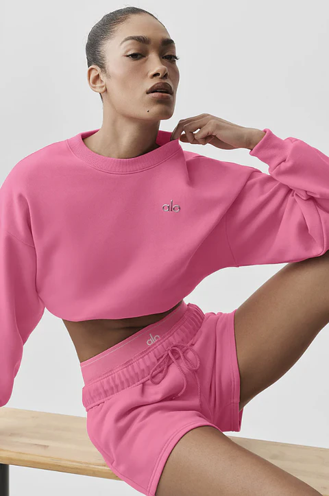 Cropped Accolade Crewneck