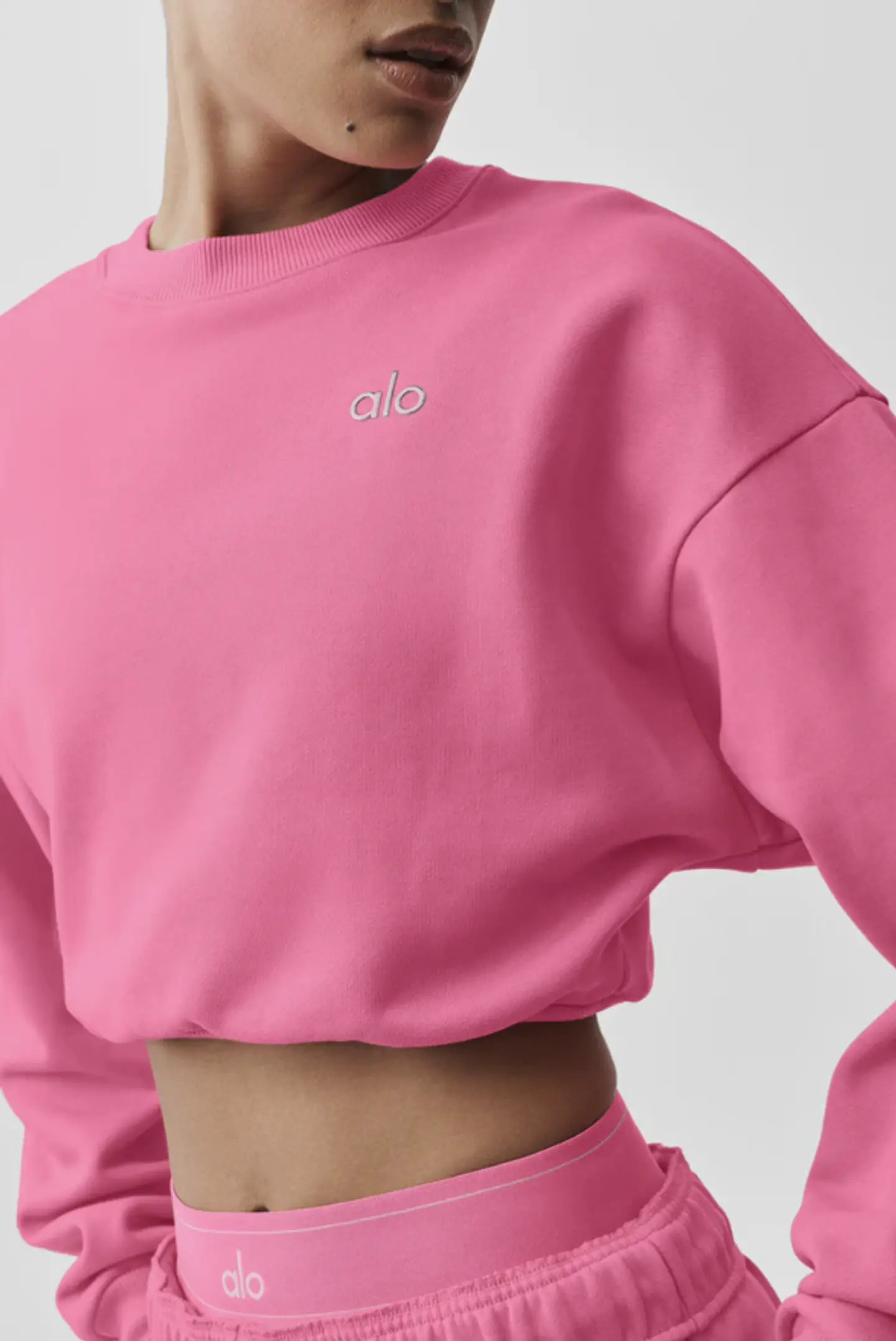 Cropped Accolade Crewneck 2