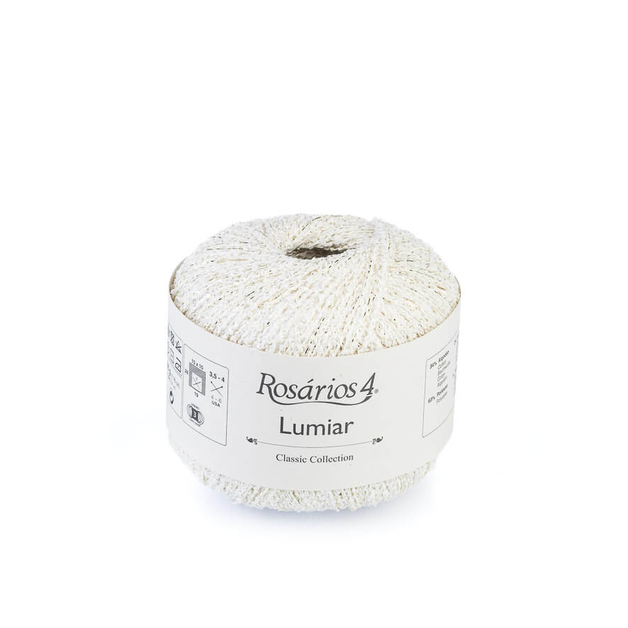 LUMIAR Rosários4 | Hilo Ligero Algodón & Poliester Brillante | Ovillo 50g 2