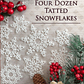 Libro de Frivolité - Four Dozen Tatted Snowflakes | 48 patrones de copos de nieve - Miniatura 1