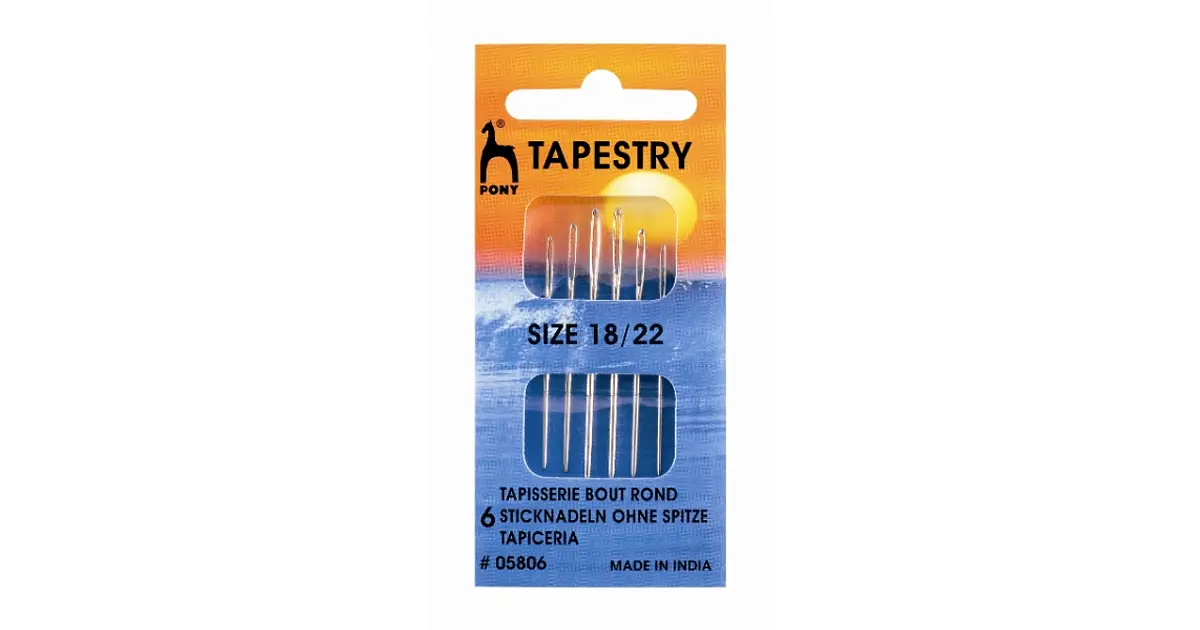 Set Agujas para Bordar Pony Tapestry 18/22