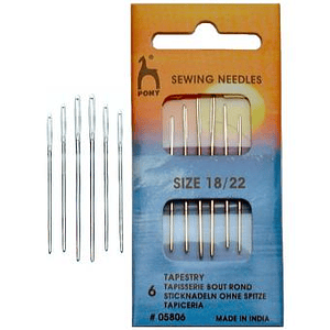 Set Agujas para Bordar Pony Tapestry 18/22