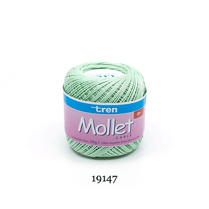 Mollet – Hilo 100% Algodón Pima Mercerizado para Tejido, Frivolité y Manualidades