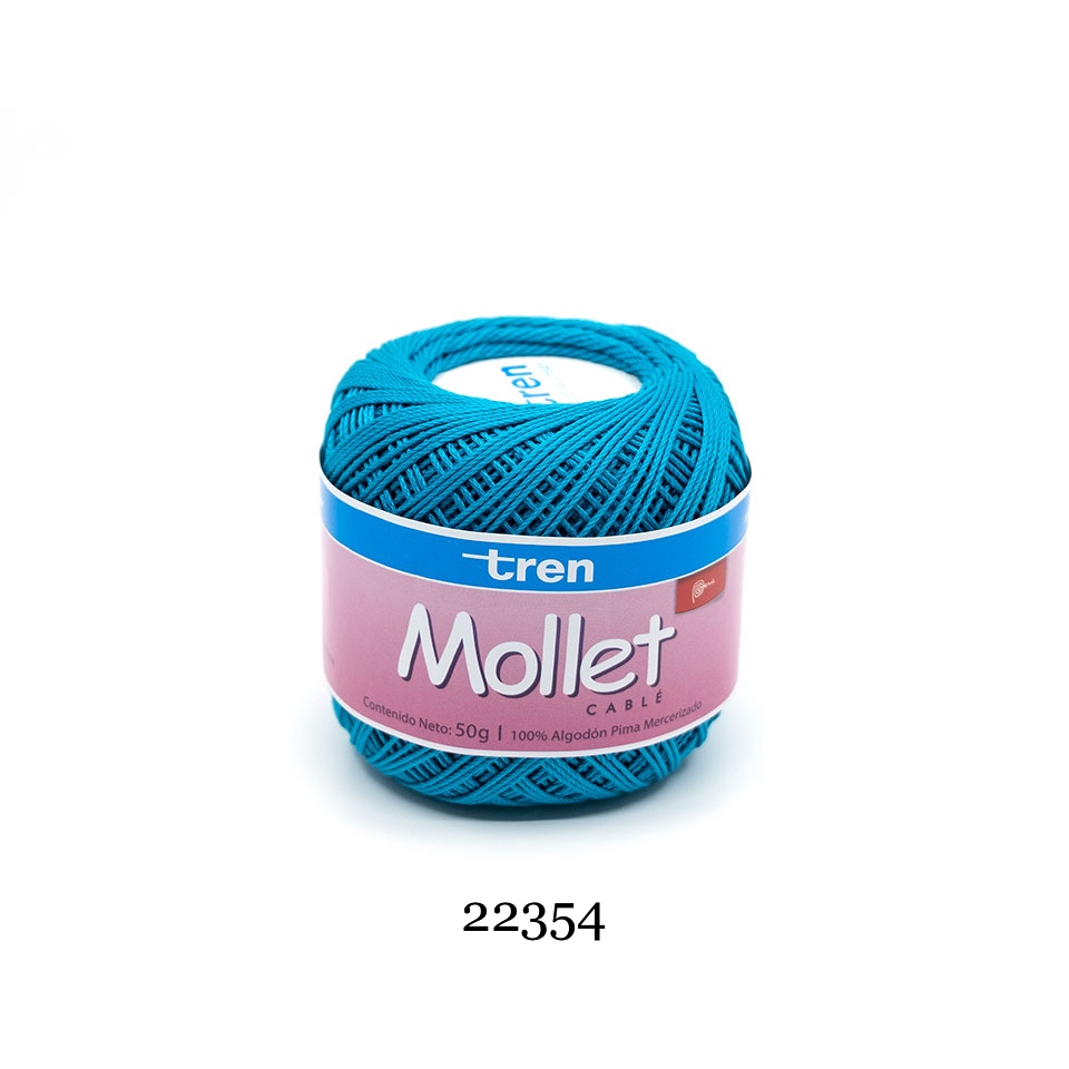 Mollet – Hilo 100% Algodón Pima Mercerizado para Tejido, Frivolité y Manualidades 4