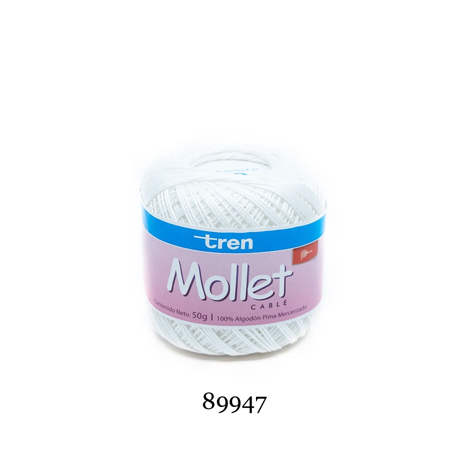Mollet – Hilo 100% Algodón Pima Mercerizado para Tejido, Frivolité y Manualidades 20