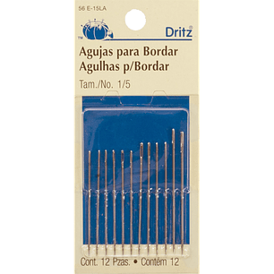 Set de Agujas para Bordar 1/5 Dritz