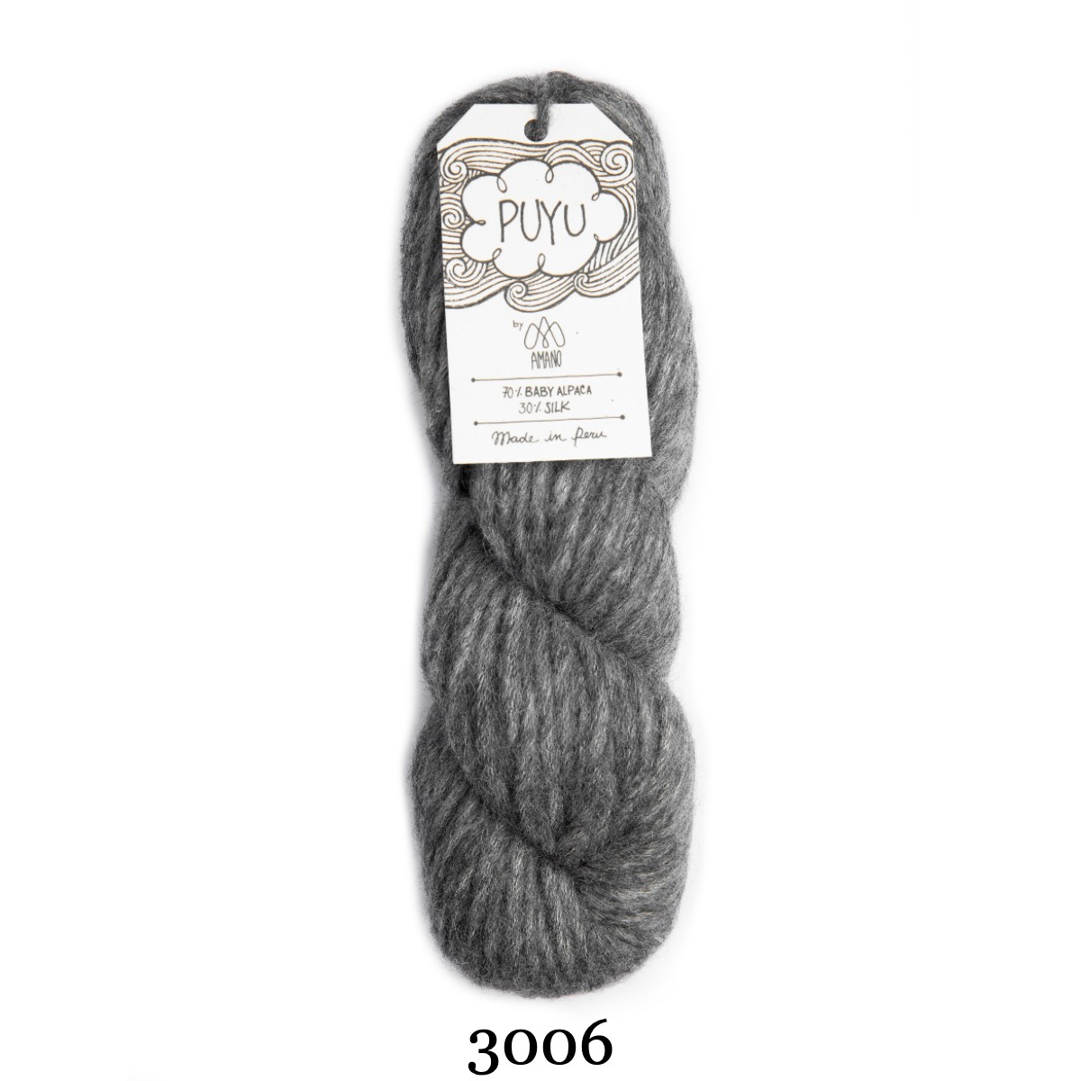 PUYU Amano | Lana Baby Alpaca y Seda | Madeja 50g 2