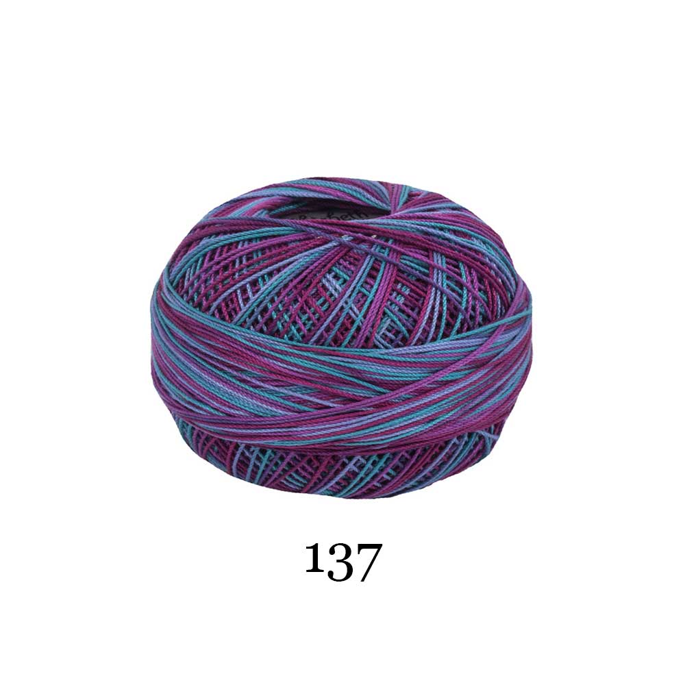 Hilo Lizbeth Nº20 Algodón Egipcio Matizado – Frivolité y Crochet 3