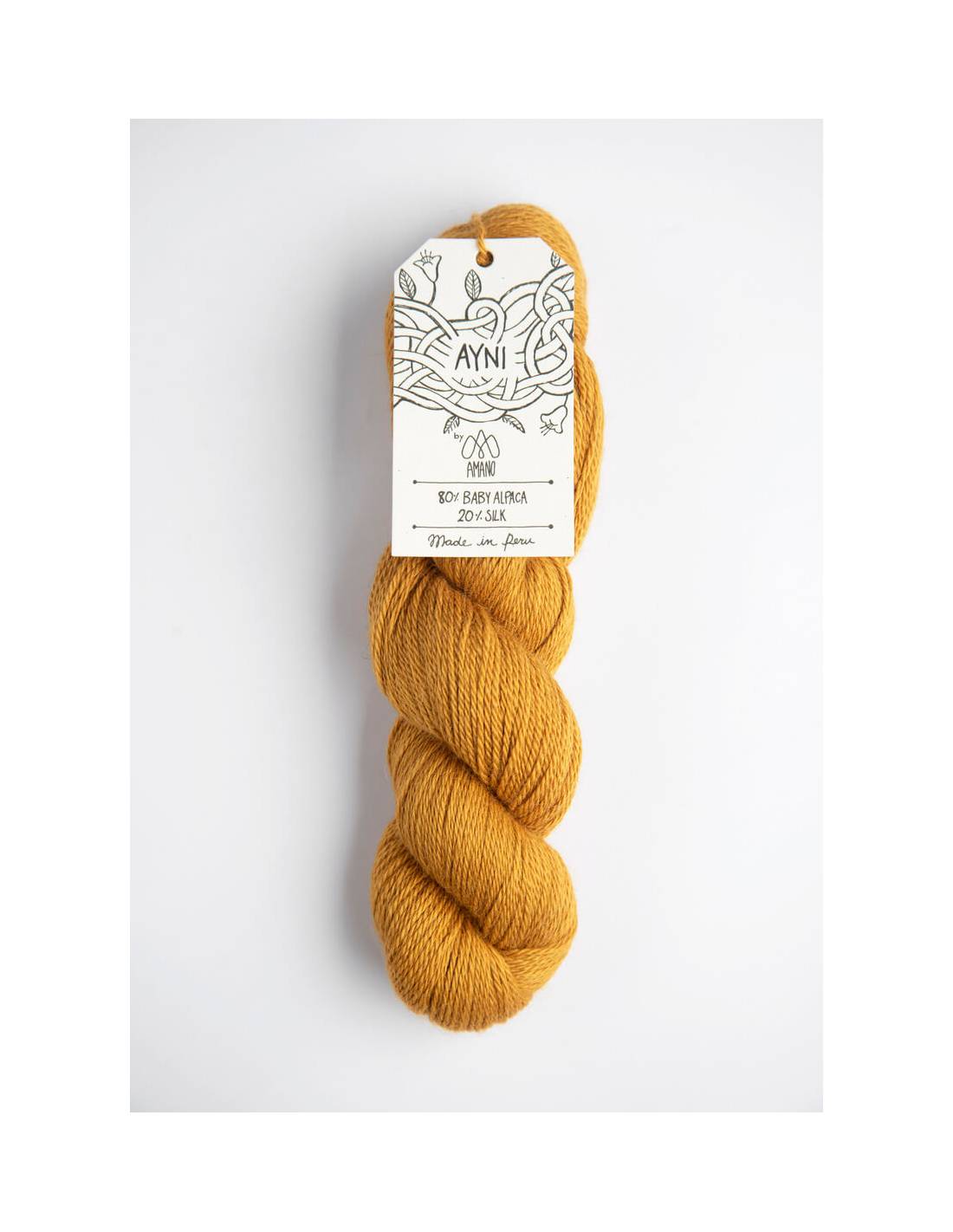 AYNI Amano | Lana Baby Alpaca y Seda para Tejer | Madeja 50g 4