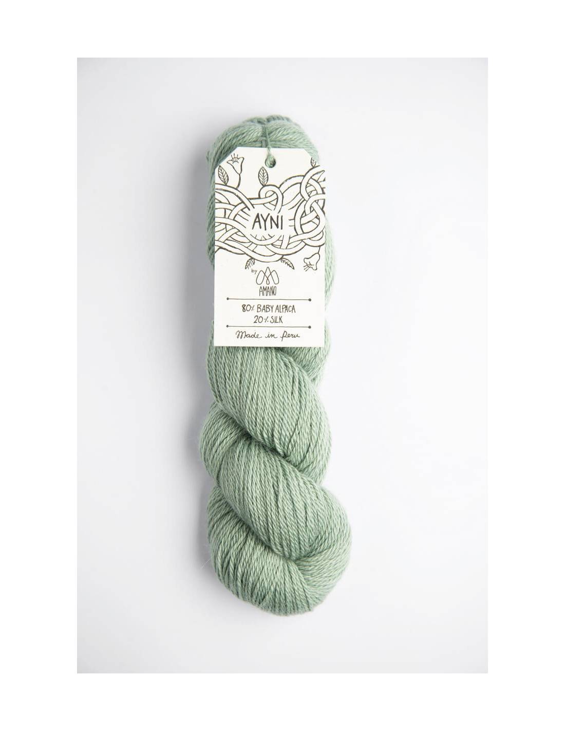 AYNI Amano | Lana Baby Alpaca y Seda para Tejer | Madeja 50g 5