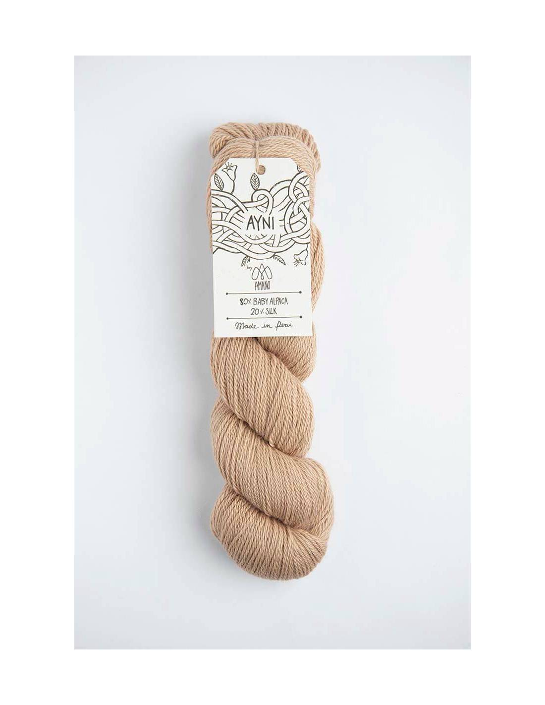 AYNI Amano | Lana Baby Alpaca y Seda para Tejer | Madeja 50g 6