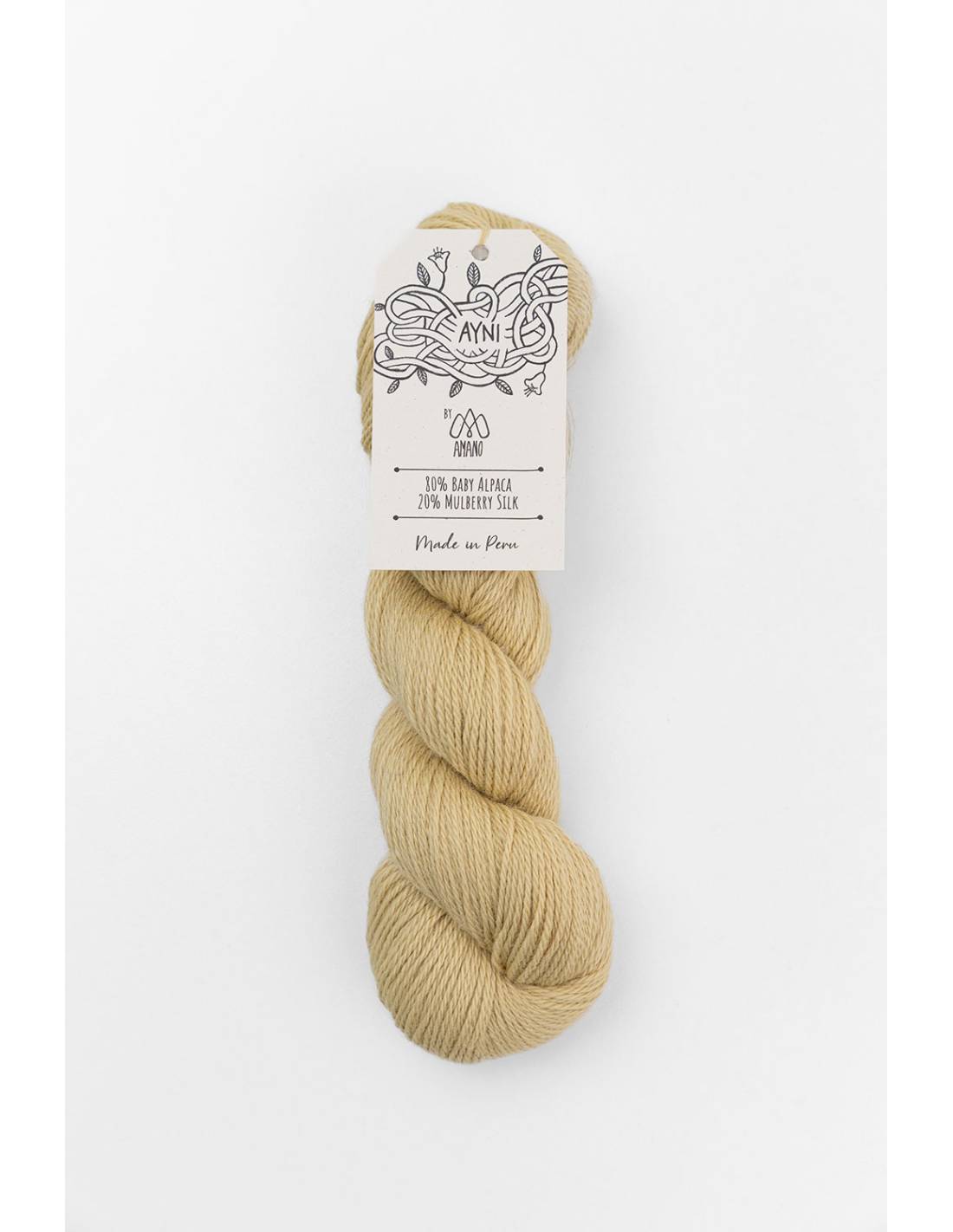 AYNI Amano | Lana Baby Alpaca y Seda para Tejer | Madeja 50g 13