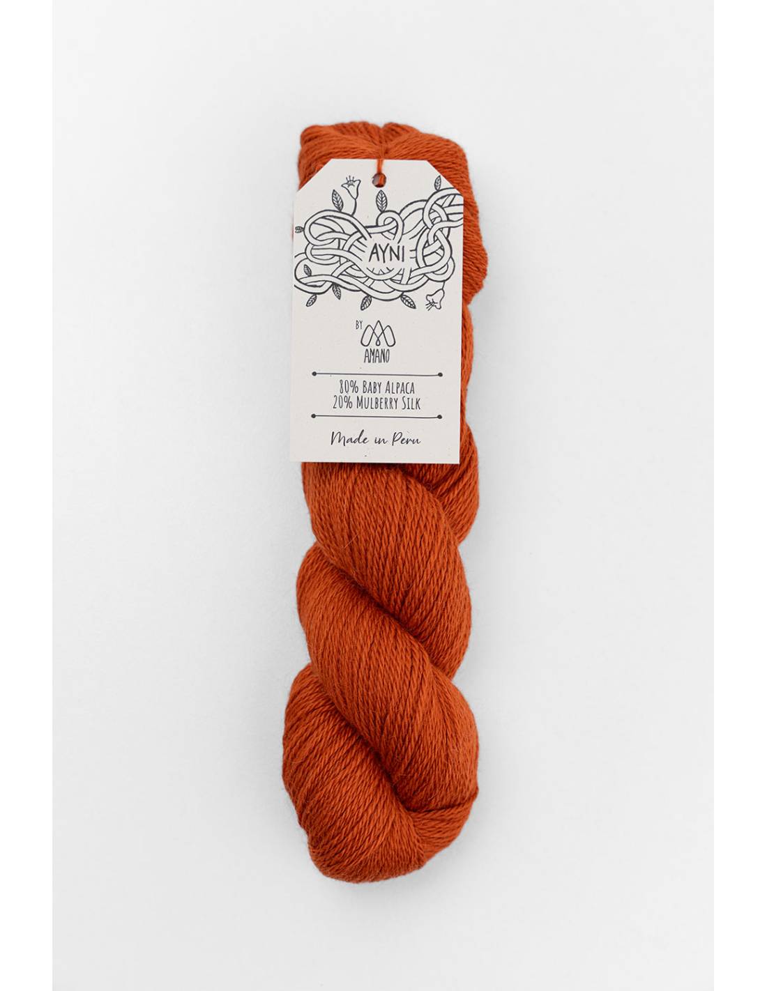 AYNI Amano | Lana Baby Alpaca y Seda para Tejer | Madeja 50g 14