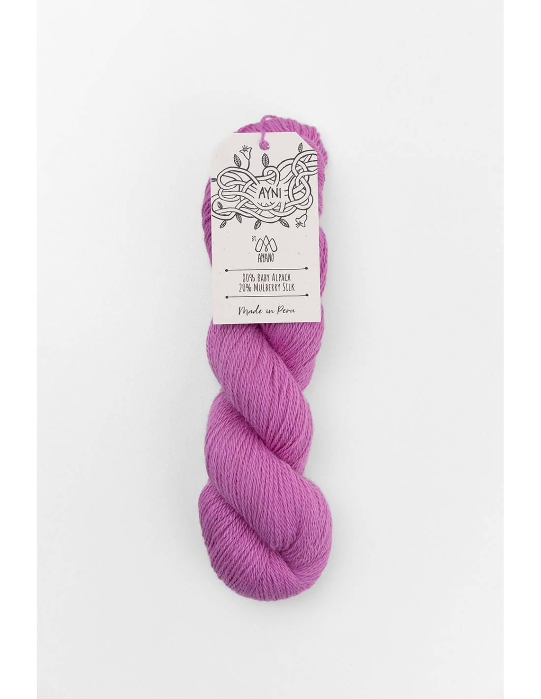 AYNI Amano | Lana Baby Alpaca y Seda para Tejer | Madeja 50g 17