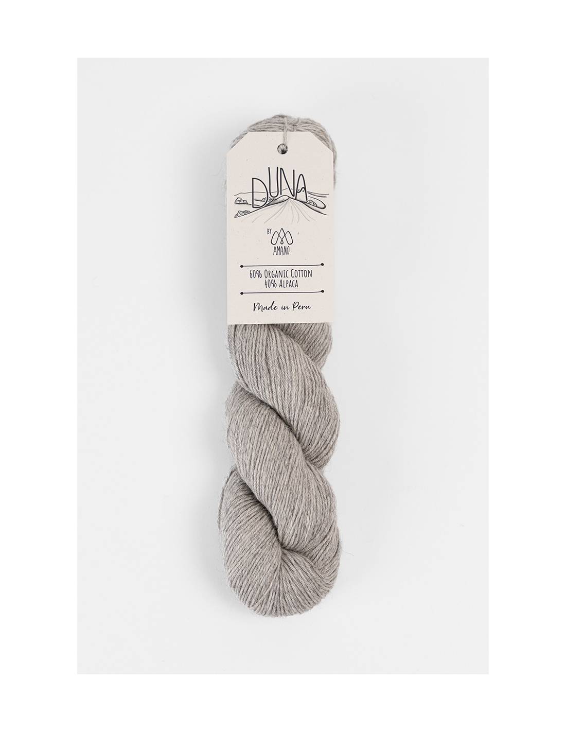 DUNA Amano | Hilo Algodón Orgánico y Alpaca para Tejer | Madeja 50g 2