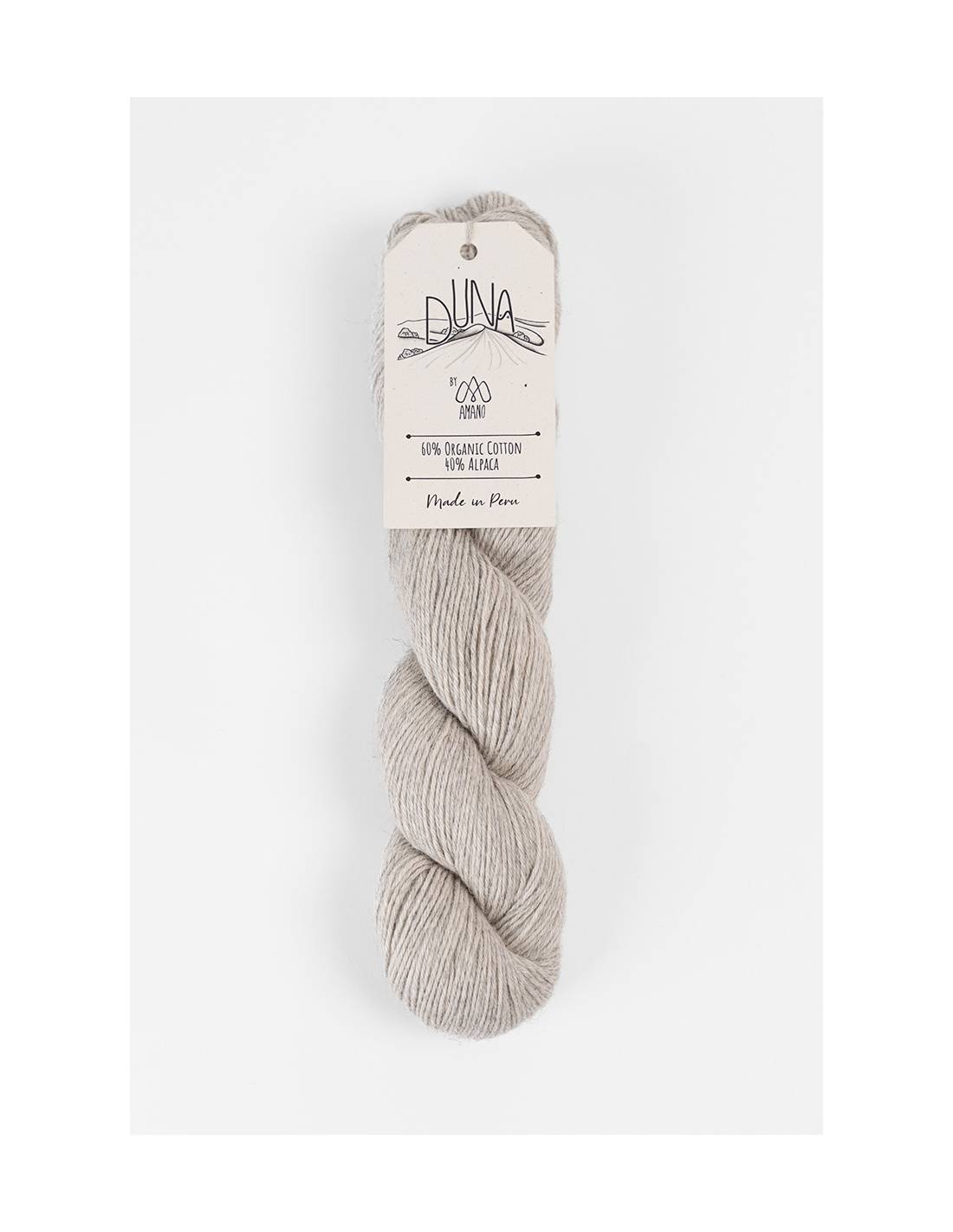 DUNA Amano | Hilo Algodón Orgánico y Alpaca para Tejer | Madeja 50g 3