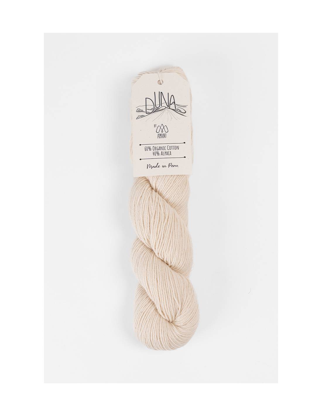 DUNA Amano | Hilo Algodón Orgánico y Alpaca para Tejer | Madeja 50g 4