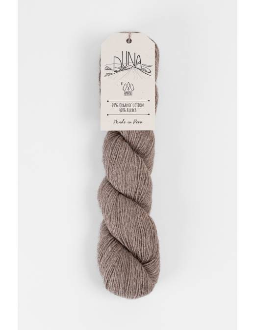 DUNA Amano | Hilo Algodón Orgánico y Alpaca para Tejer | Madeja 50g 5