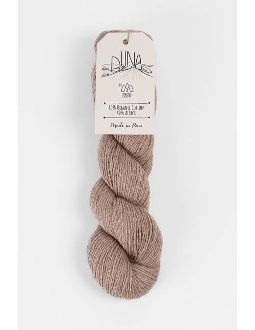 DUNA Amano | Hilo Algodón Orgánico y Alpaca para Tejer | Madeja 50g 6