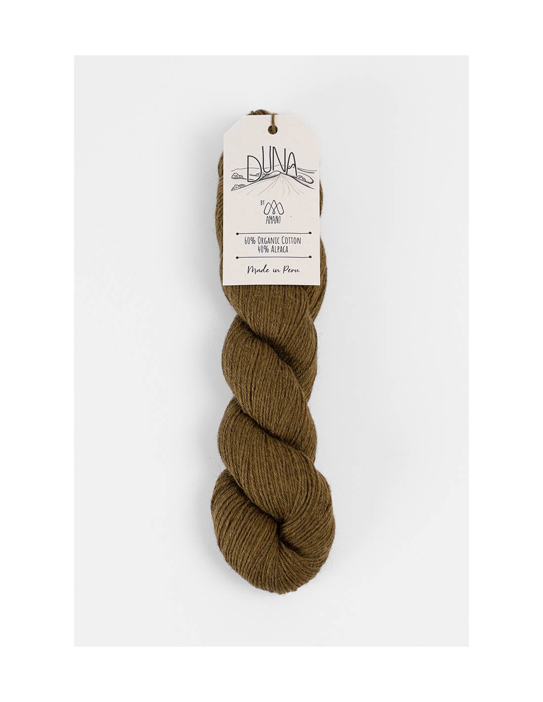 DUNA Amano | Hilo Algodón Orgánico y Alpaca para Tejer | Madeja 50g 11