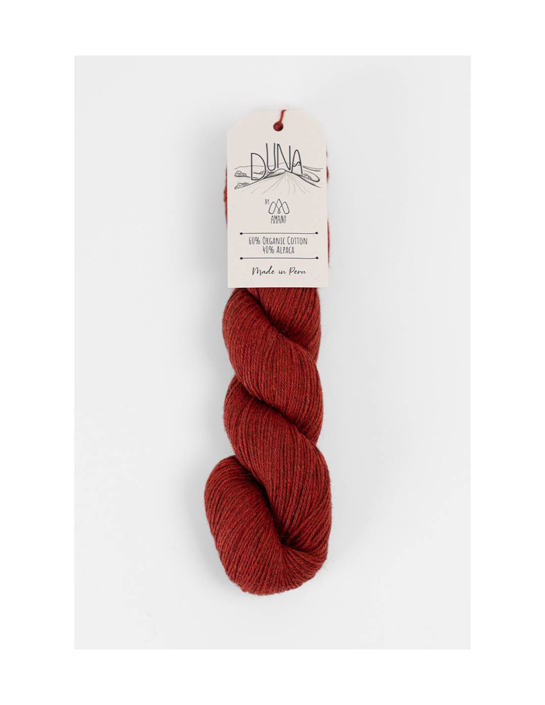 DUNA Amano | Hilo Algodón Orgánico y Alpaca para Tejer | Madeja 50g 14