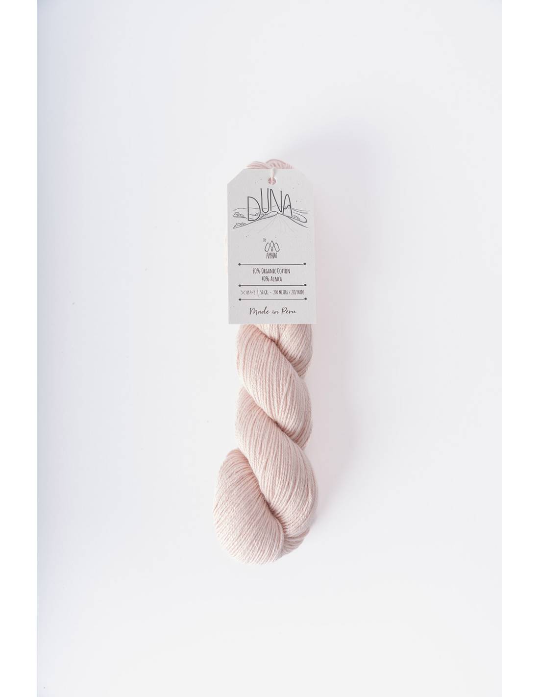 DUNA Amano | Hilo Algodón Orgánico y Alpaca para Tejer | Madeja 50g 19