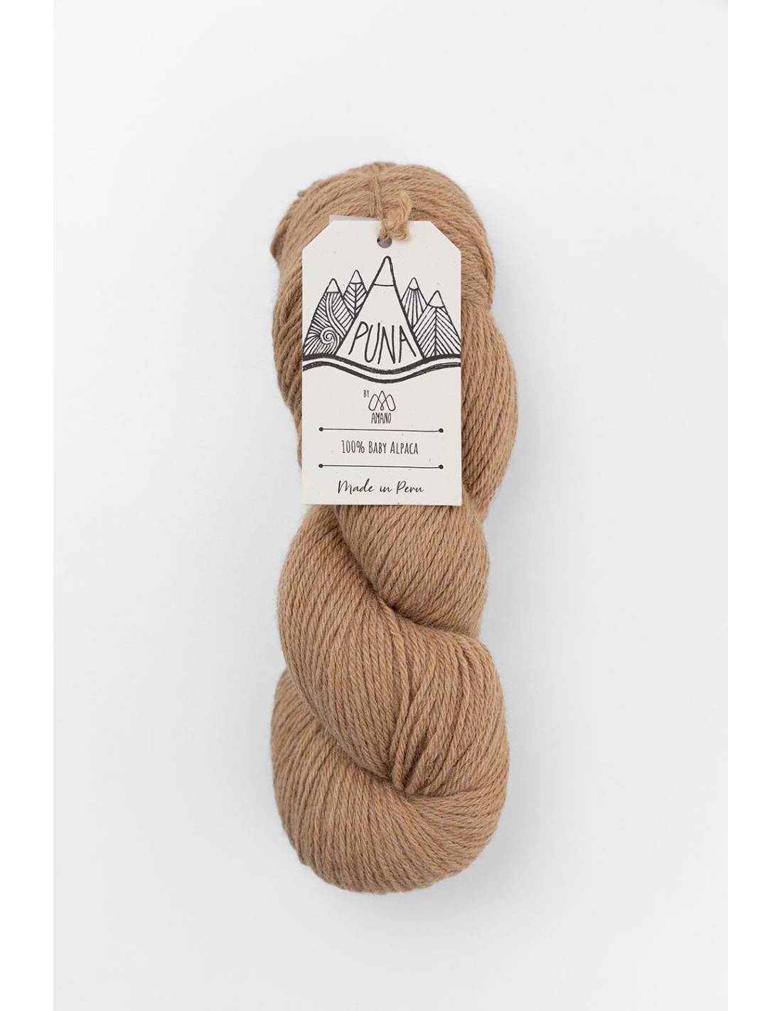 PUNA Amano | Lana Baby Alpaca para Tejer | Madeja 100g Premium 10
