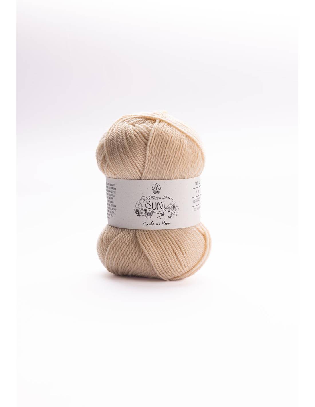 SUNI Amano | Lana Merino Fina GOTS para Tejer | Ovillo 50g 1