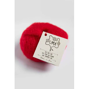 UMA Amano | Lana Baby Alpaca Suri, Mohair y Seda para Tejer | Ovillo 25g