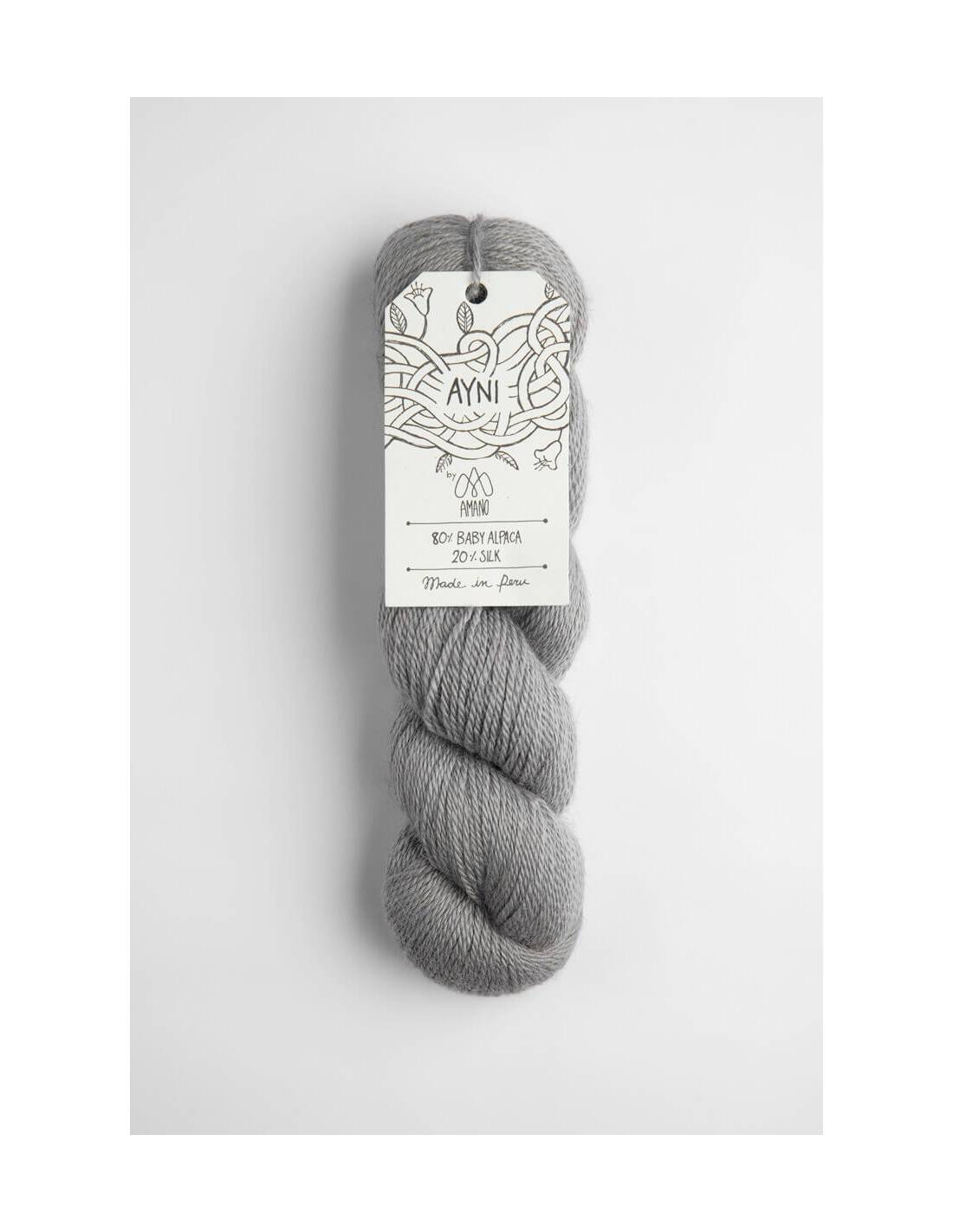 AYNI Amano | Lana Baby Alpaca y Seda para Tejer | Madeja 50g 3