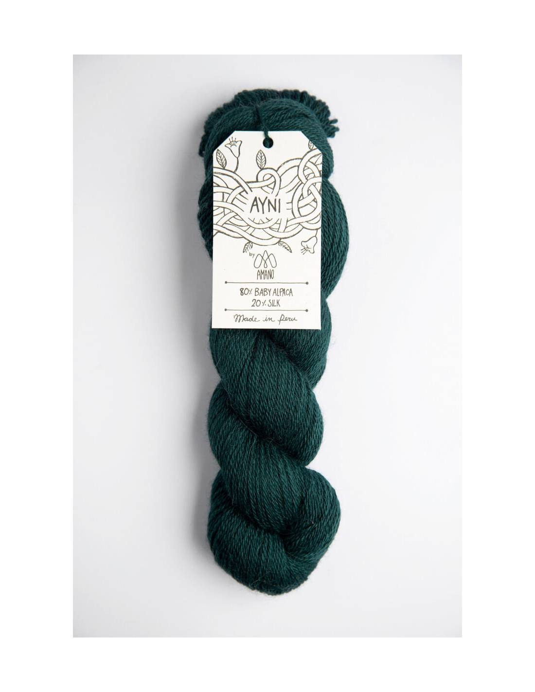 AYNI Amano | Lana Baby Alpaca y Seda para Tejer | Madeja 50g 4