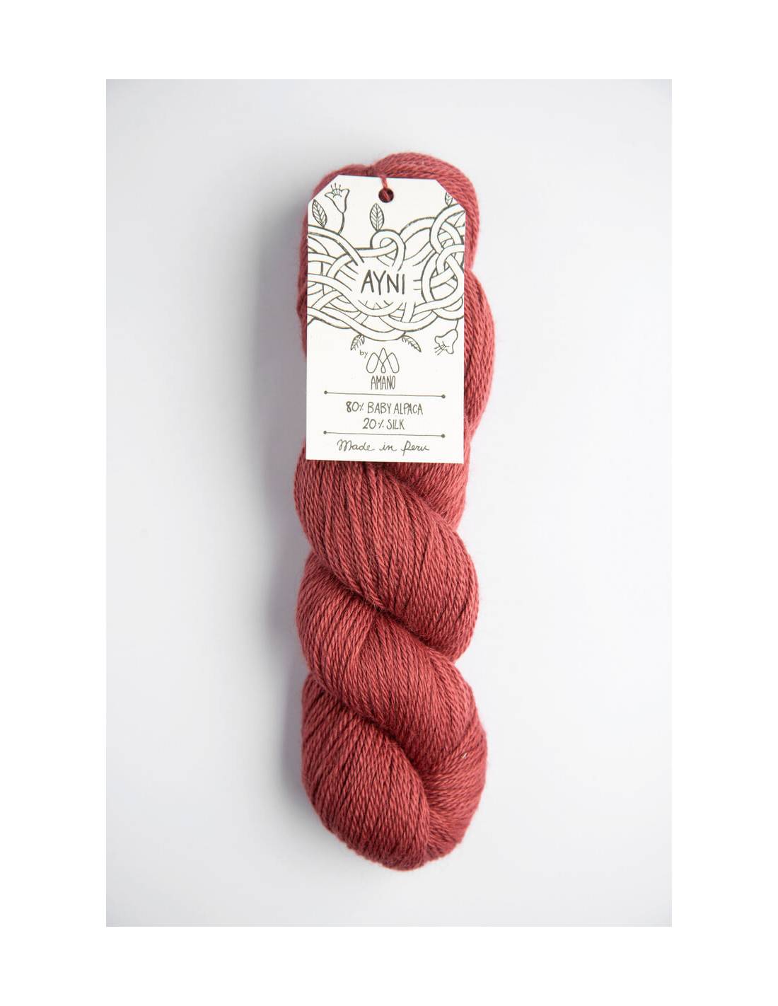 AYNI Amano | Lana Baby Alpaca y Seda para Tejer | Madeja 50g 6