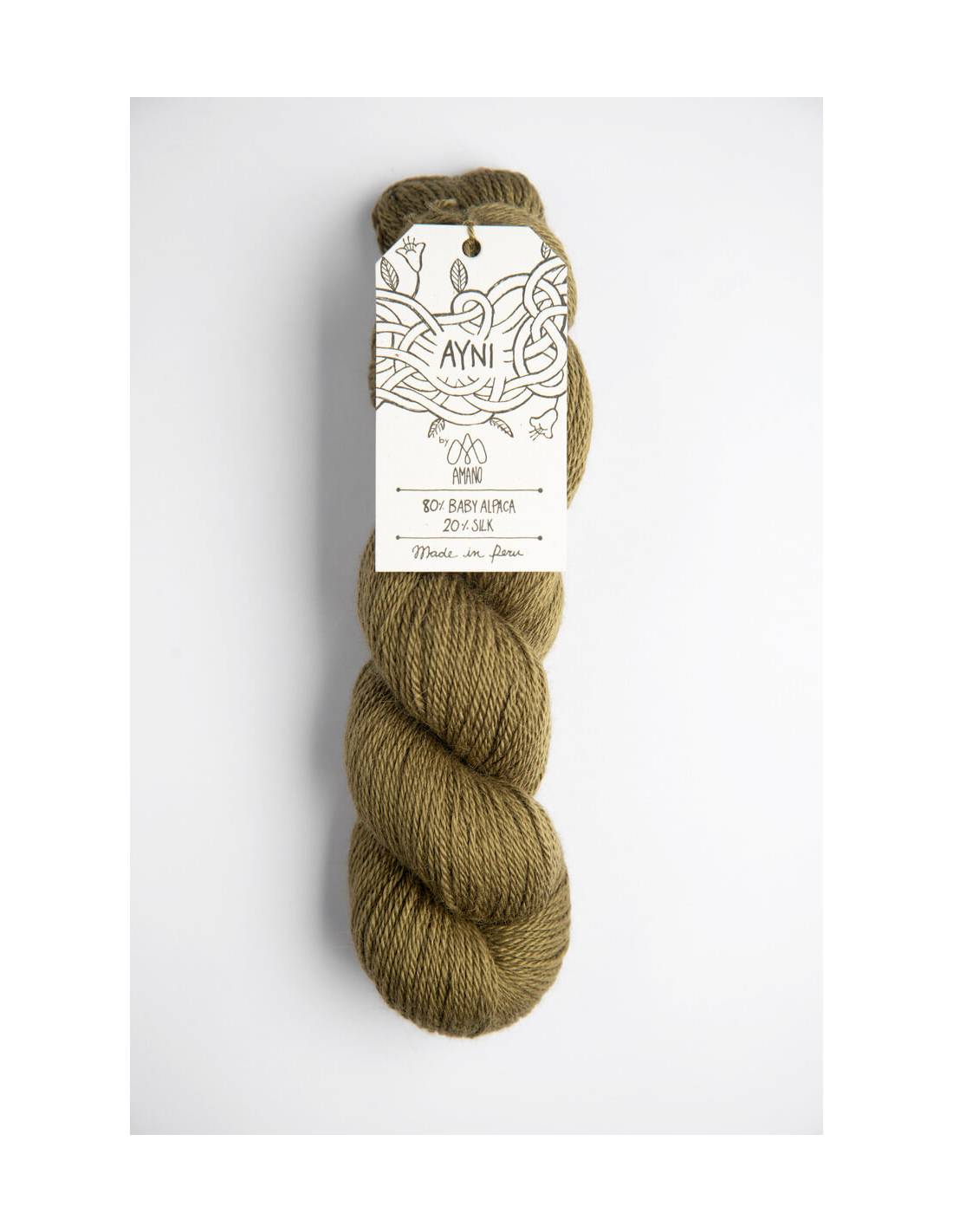 AYNI Amano | Lana Baby Alpaca y Seda para Tejer | Madeja 50g 7