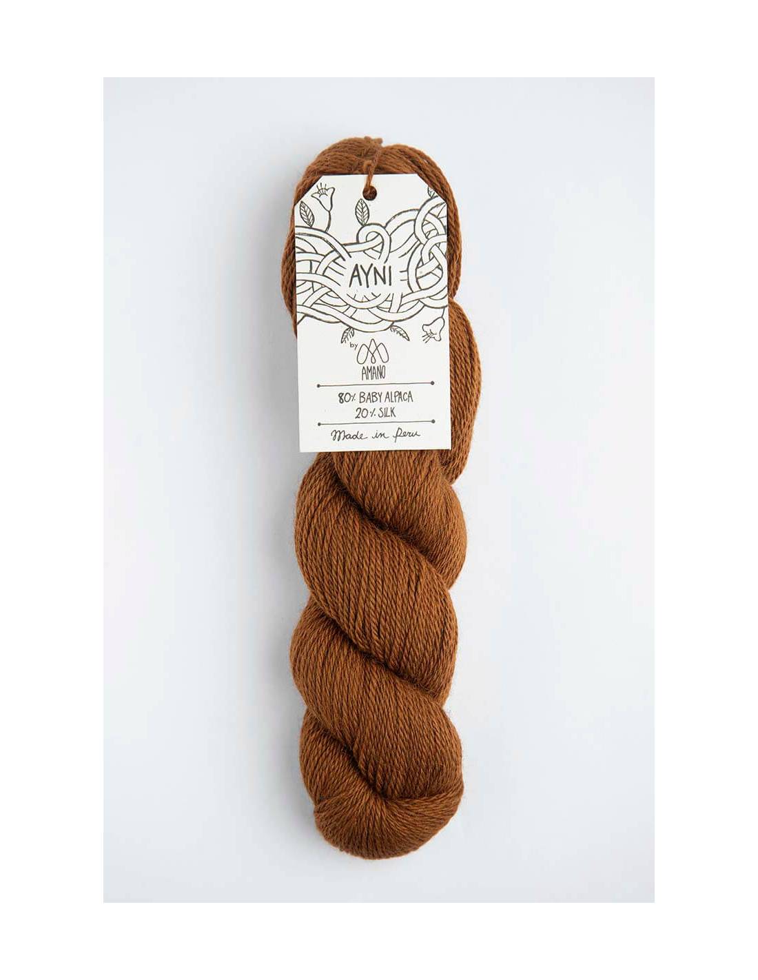 AYNI Amano | Lana Baby Alpaca y Seda para Tejer | Madeja 50g 12