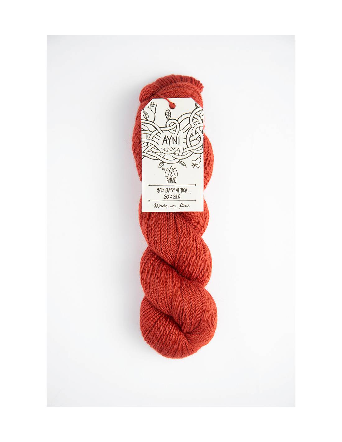 AYNI Amano | Lana Baby Alpaca y Seda para Tejer | Madeja 50g 16