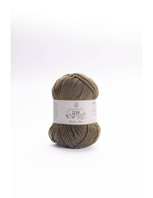 QORI Amano | Lana Merino Fina GOTS para Tejer | Ovillo 50g 10