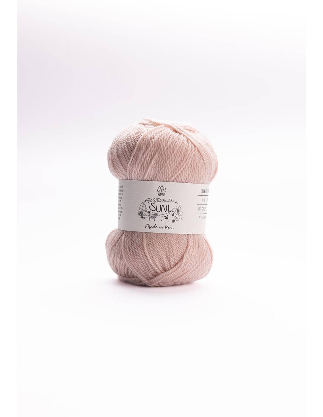 SUNI Amano | Lana Merino Fina GOTS para Tejer | Ovillo 50g 5