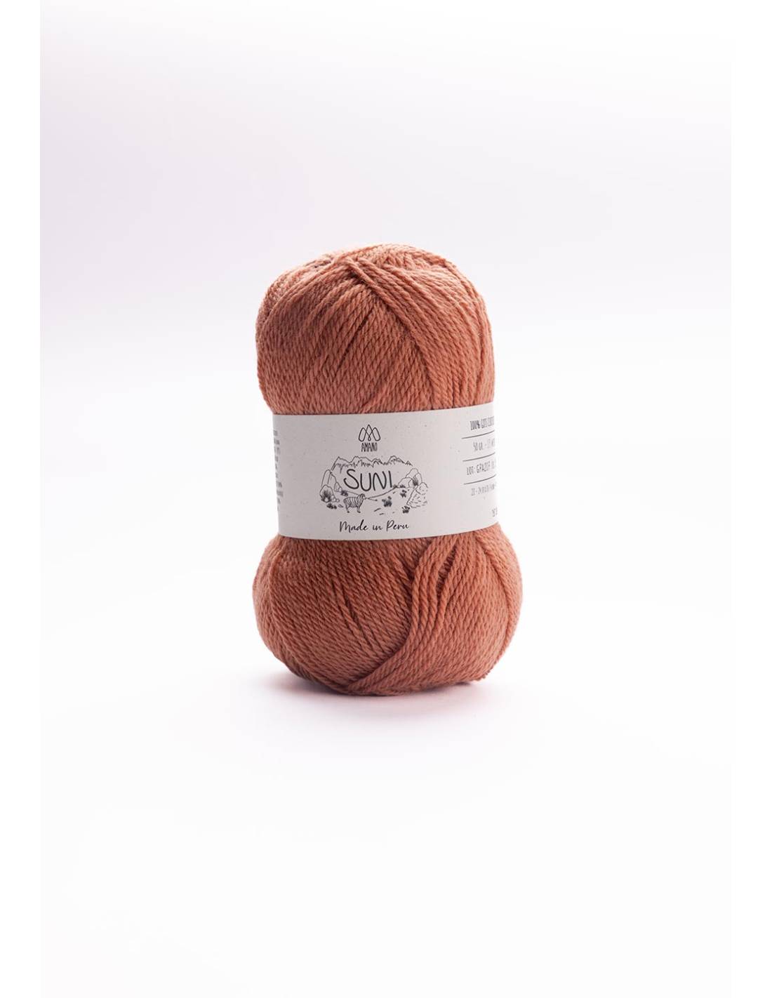 SUNI Amano | Lana Merino Fina GOTS para Tejer | Ovillo 50g 6