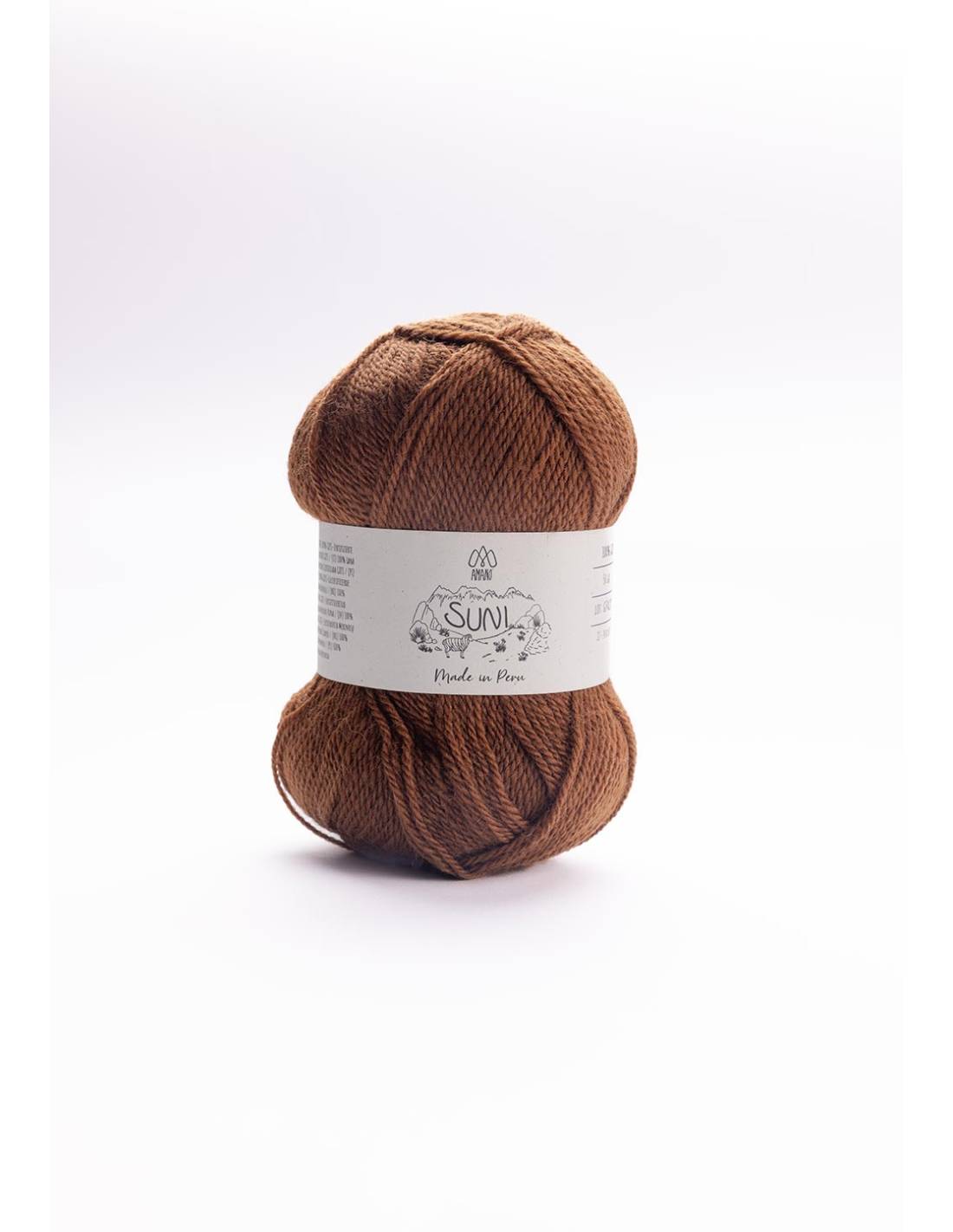 SUNI Amano | Lana Merino Fina GOTS para Tejer | Ovillo 50g 8