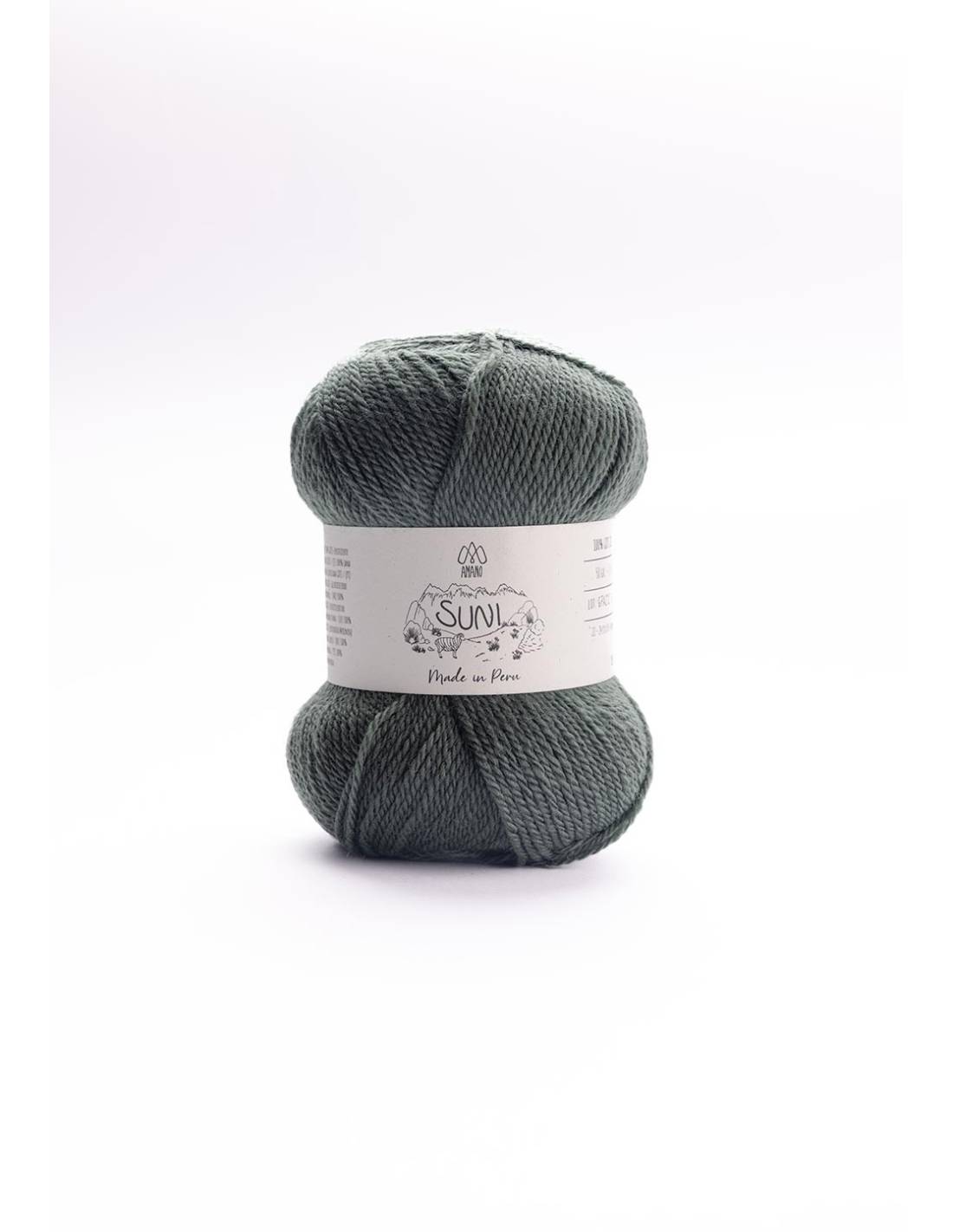 SUNI Amano | Lana Merino Fina GOTS para Tejer | Ovillo 50g 11