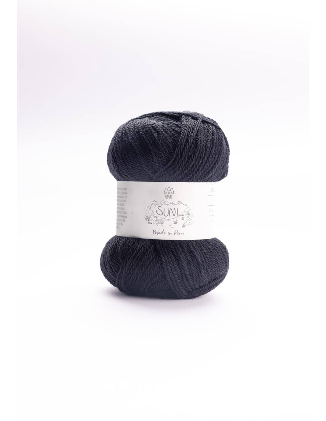 SUNI Amano | Lana Merino Fina GOTS para Tejer | Ovillo 50g 20