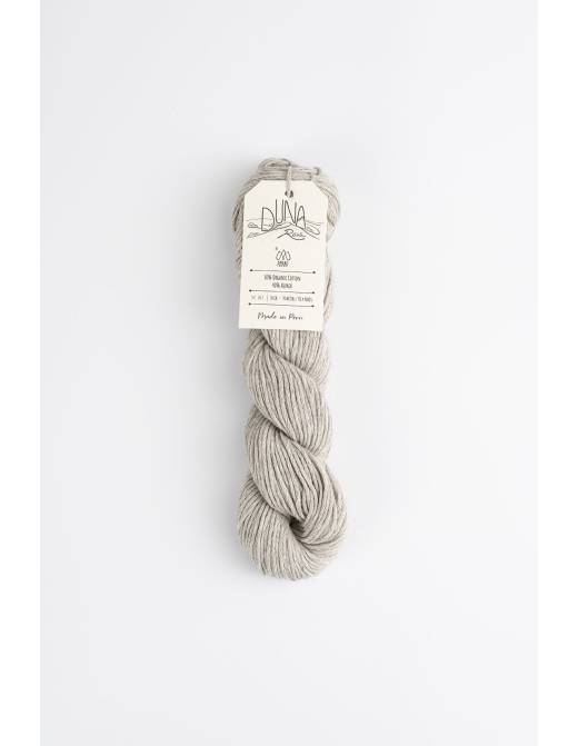 DUNA RAWI Amano | Hilo Algodón Orgánico y Alpaca para Tejer | Madeja 50g 2